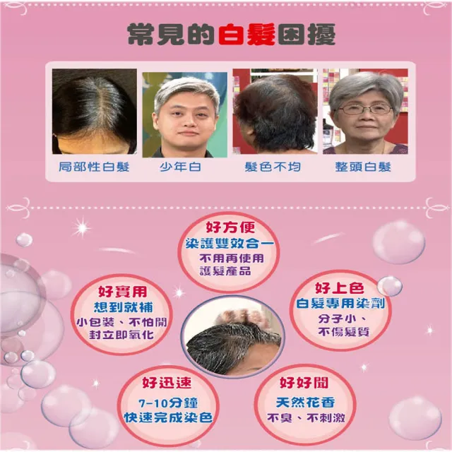 【法登】泡泡染髮劑3盒