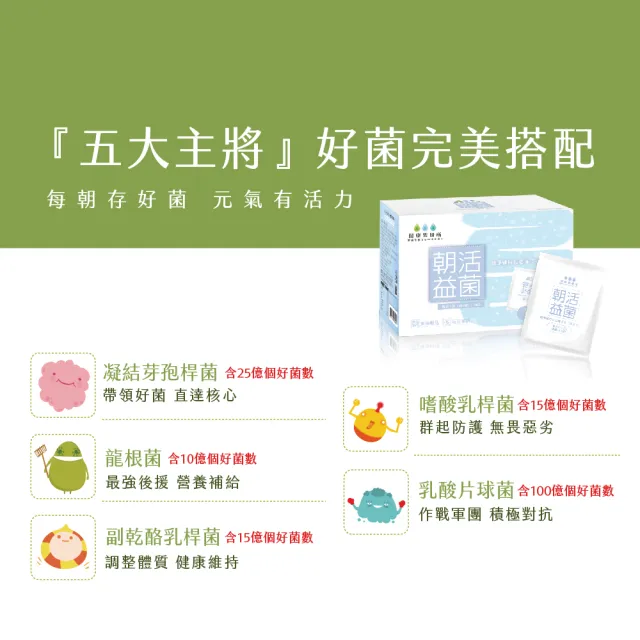 【健康製研所】朝活益菌  三盒組(共90包)