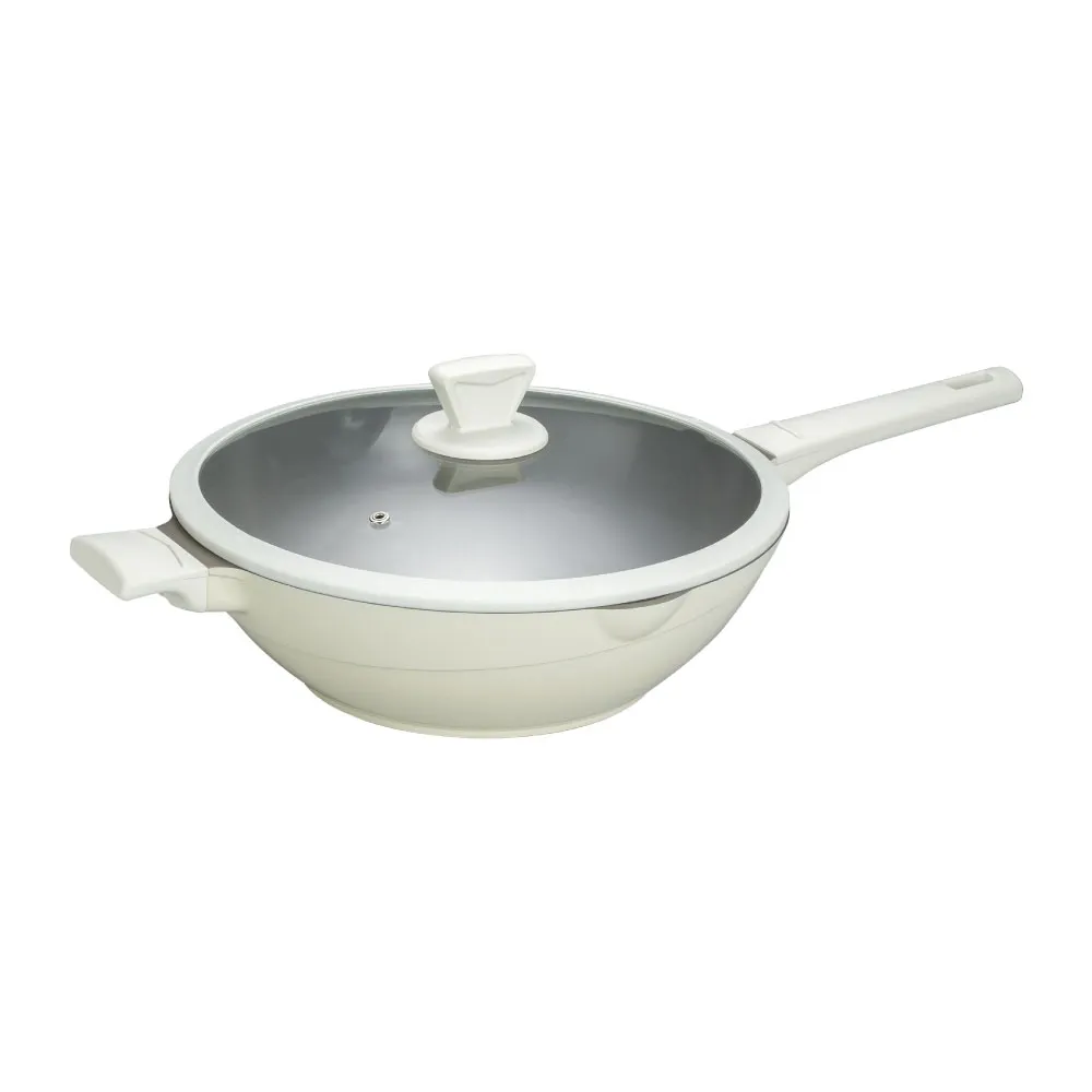 【SILWA 西華】鈦陶瓷不沾炒鍋32cm(含蓋)