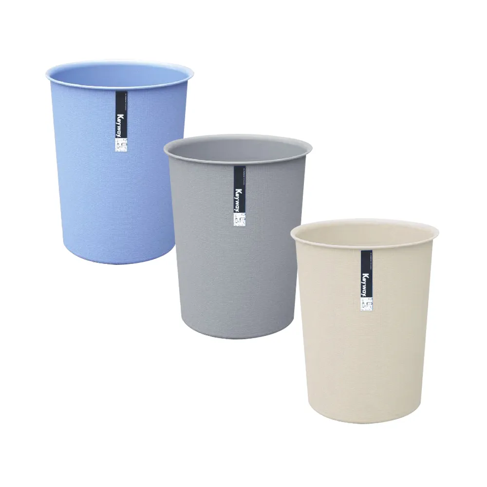 【聯太工坊】KYOTO圓型 大垃圾桶12.4L(三入)