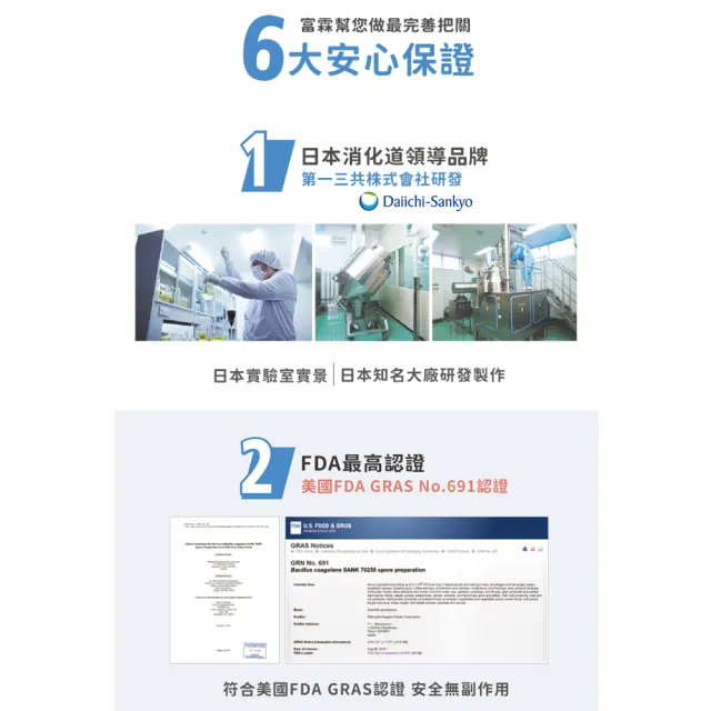 【FU LIN 富霖生技】日本雙菌專利益生菌 低鈉低磷無負擔(5入組＿30包/盒)