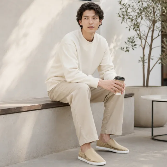 【People Footwear】加拿大休閒鞋 防水鞋 涼鞋 平底鞋 拖鞋(RIO 瑞歐  新色 蘑菇棕/雪人白色)
