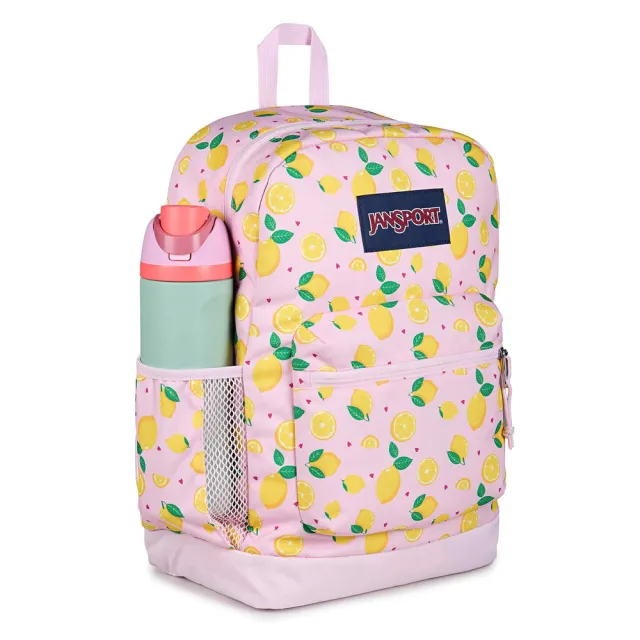 【JANSPORT】雙11 Cross Town Plus 後背包 運動包 休閒包 粉紅 橘(JS0A7ZNZA3C)