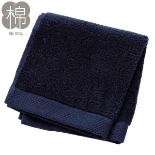 【NITORI 宜得利家居】(DECO HOME商品)純棉方巾 34×35 NV SW01(DH)