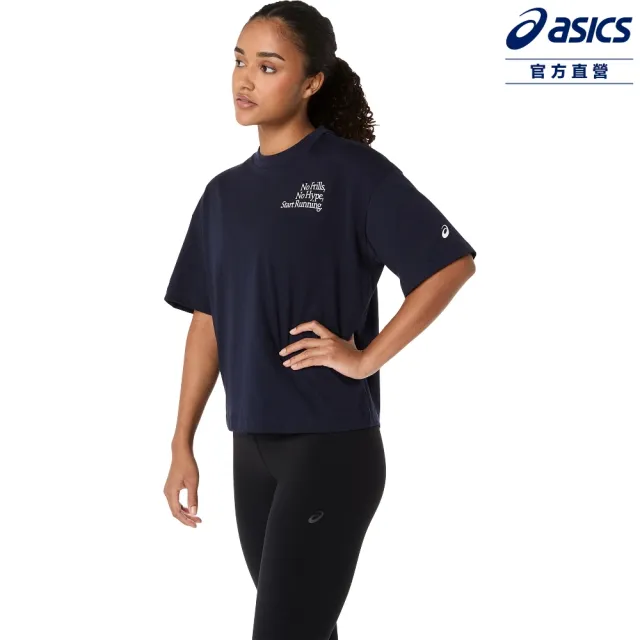 【asics 亞瑟士】短袖上衣 女款 P.LIFE系列 海外版 訓練上衣 2032D384-400