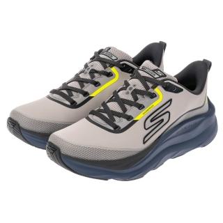 【SKECHERS】男鞋 慢跑系列 慢跑鞋 GO RUN MAX RUN - WATERPROOF 反光設計 全防水設計 (221003GRY)