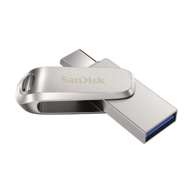 【SanDisk 晟碟】全新版 32GB Luxe TYPE-C USB 3.1 雙用隨身碟(原廠5年保固  極速150MB/s)