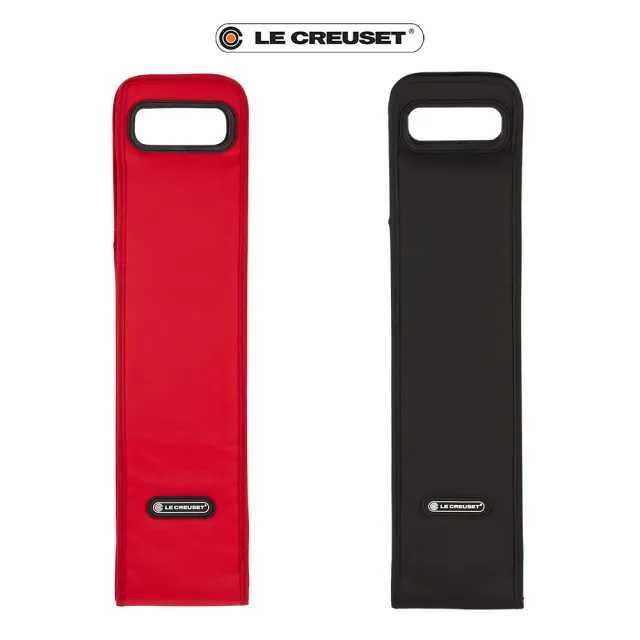 【Le Creuset】WA127 葡萄酒保冷提袋(沉靜黑/櫻桃紅 2色選1)