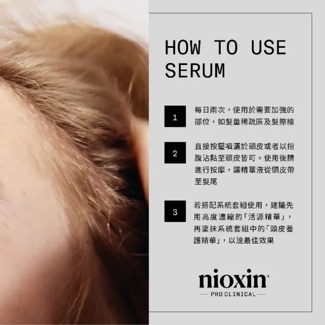 【NIOXIN 耐奧森】官方直營 活源精華100ml(頭皮精華)
