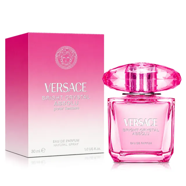 【VERSACE 凡賽斯】絕對•香戀水晶女性淡香精30ml(專櫃公司貨)