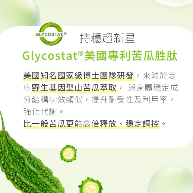【華陀扶元堂】漢方山苦瓜穩定胜肽膠囊(30錠/盒-苦瓜胜肽/鋅/鉻/西洋蔘/紅景天)