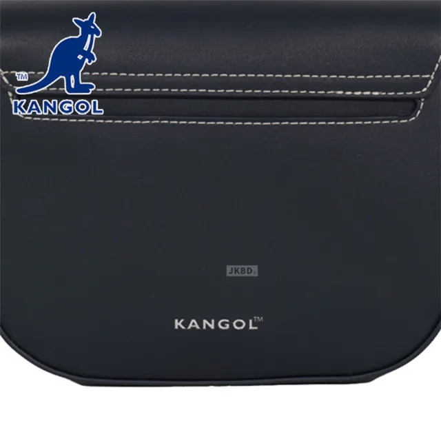 【KANGOL】袋鼠 掀蓋半月側背包 65228704