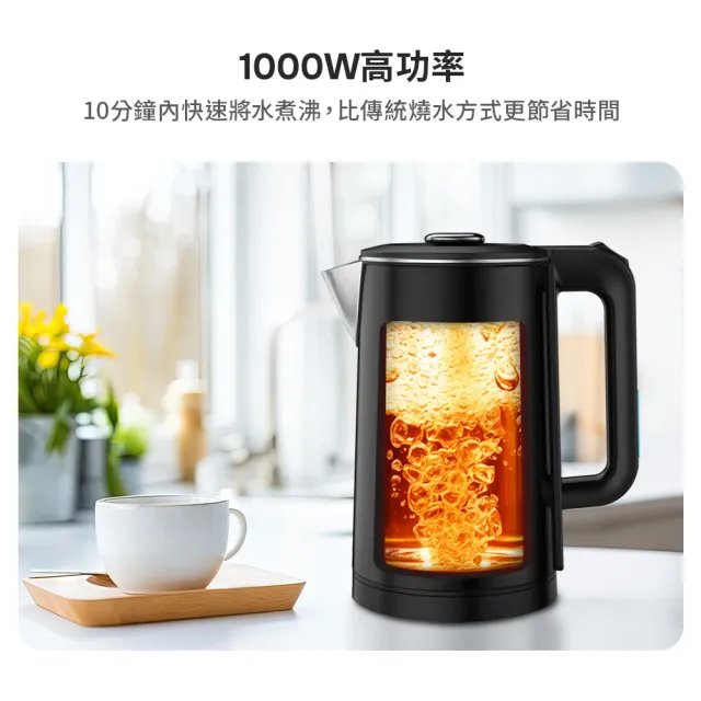 【DIKE】HCE212 食品級304不鏽鋼防燙快煮壺(1.8L公升/防乾燒安全設計)