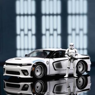 【JADA】星際大戰 1:24合金車-帝國風暴兵2021 Dodge Charger (含公仔)
