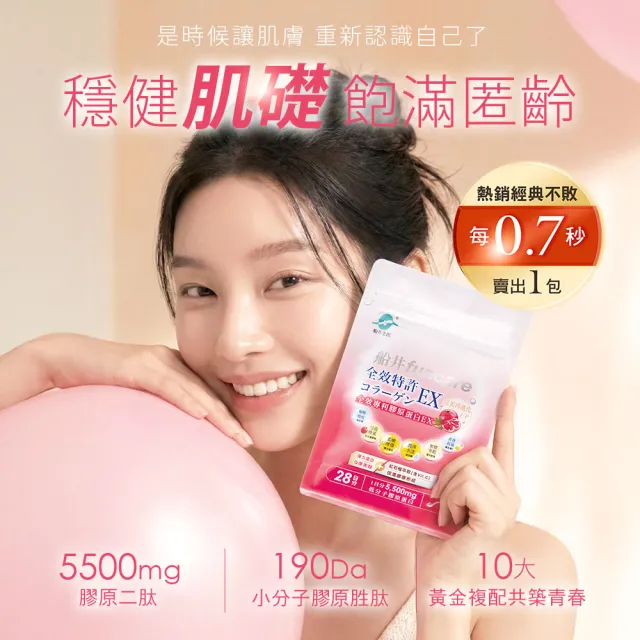 【funcare 船井生醫】全效專利膠原蛋白EX3入(共84日)