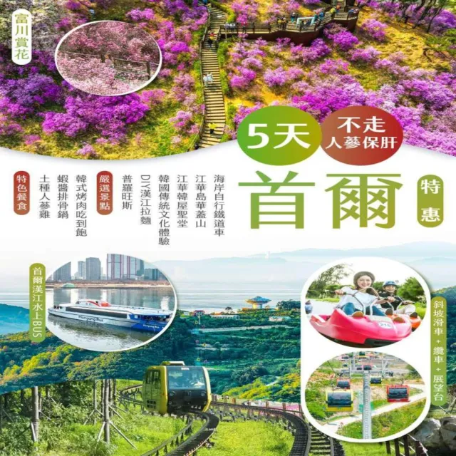 【找到了旅遊】首爾特惠促銷五日8-10月酷航空(下單免領隊小費)