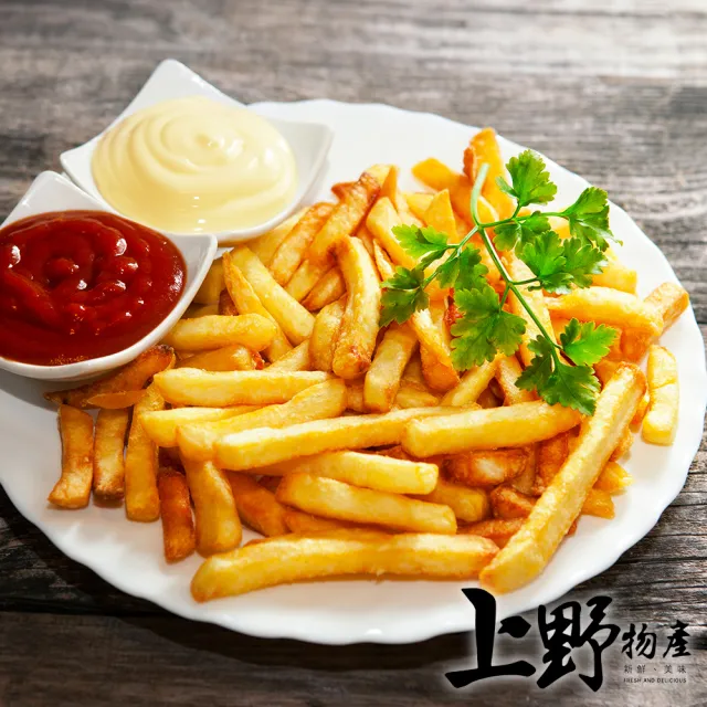 【上野物產】5包薯條任選 細薯條/粗薯條(500g)