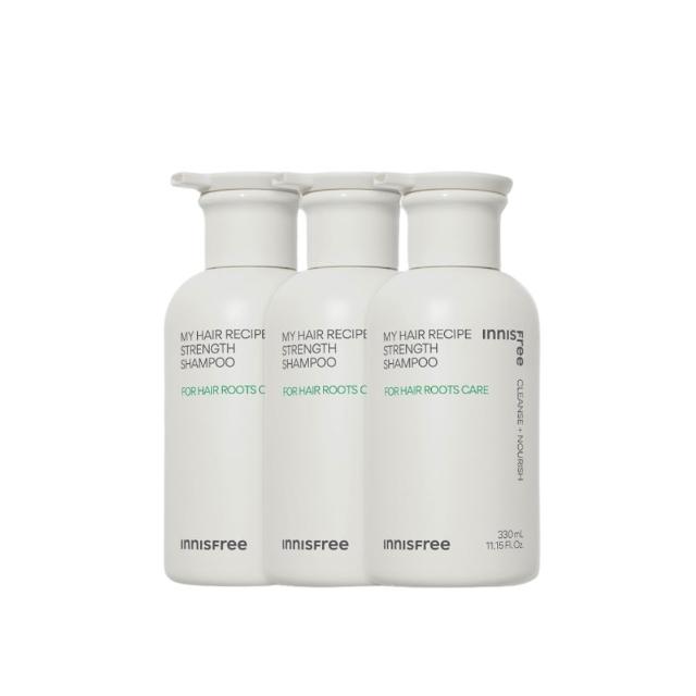 【innisfree】我的秀髮-強健修護洗髮精 330ml(3入組/強健髮根)