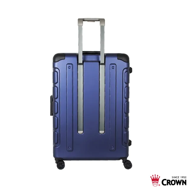 【CROWN 皇冠】日本同步款 獨特箱面手把 30吋 行李箱 悍馬箱(雙輪/TSA海關鎖/超耐摔)