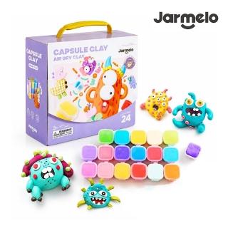 【JarMelo 原創美玩】迷你寶貝無毒超輕黏土盒裝組(24色)