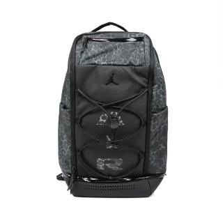 【NIKE 耐吉】後背包 Jordan Sport 15吋筆電包 灰 豹紋 大容量 JD2633019AD-001