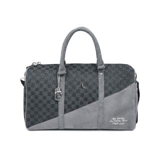 【NIKE 耐吉】行李袋 Jordan Monogram 灰 滿版 手提 肩背 旅行包 JD2633008AD-002