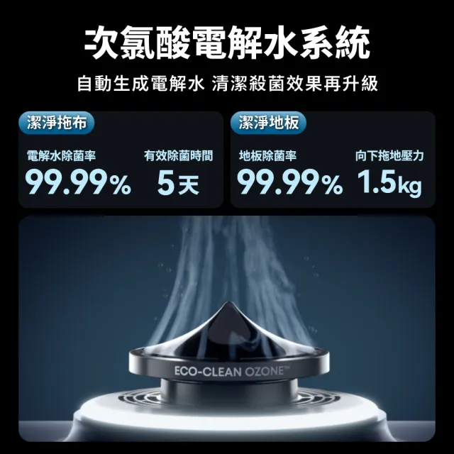 【eufy】Omni S2 12合1自清潔AI滾筒掃拖機器人(自動生成電解水除菌率99.99%/活水洗地)預購贈豪華配件