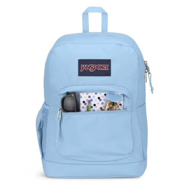 【JANSPORT】雙11 Cross Town Plus 後背包 運動包 雙肩背包 藍(JS0A7ZNZ7G7)