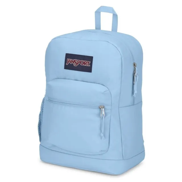 【JANSPORT】雙11 Cross Town Plus 後背包 運動包 雙肩背包 藍(JS0A7ZNZ7G7)