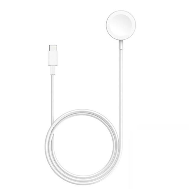 【LineQ】蘋果手錶Apple Watch通用純白充電線-Type-C版 TC-01