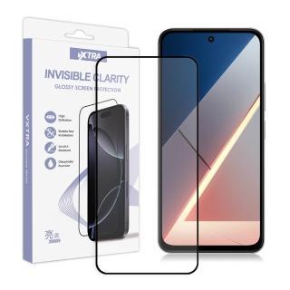 【VXTRA】POCO M7 4G 全膠貼合 滿版疏水疏油9H鋼化頂級玻璃膜-黑
