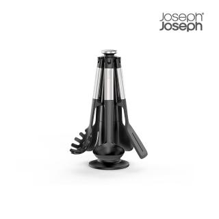 【Joseph Joseph】Elevate系列 不沾桌矽膠料理鏟杓5件組(附旋轉底座)