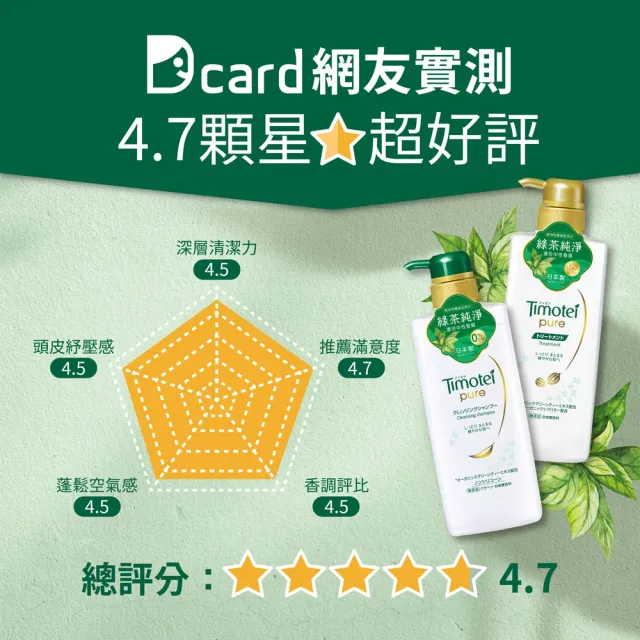 【Timotei 蒂沐蝶】日本植萃 洗髮精/護髮乳500g x3入(小姐不熙娣/女人我最大節目推薦)