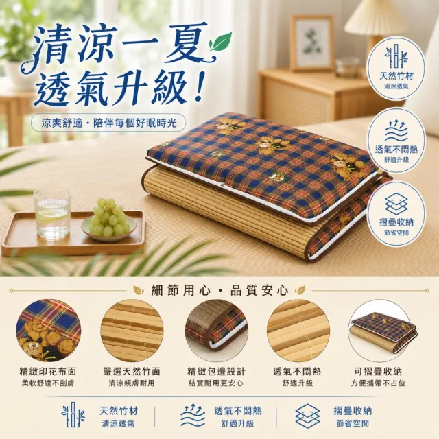 【Mexsmon 美思夢】單人 5cm 冬夏兩用青白三折床墊 (3x6尺)台灣工廠出貨 客房 學生 宿舍 民宿 收納 租屋