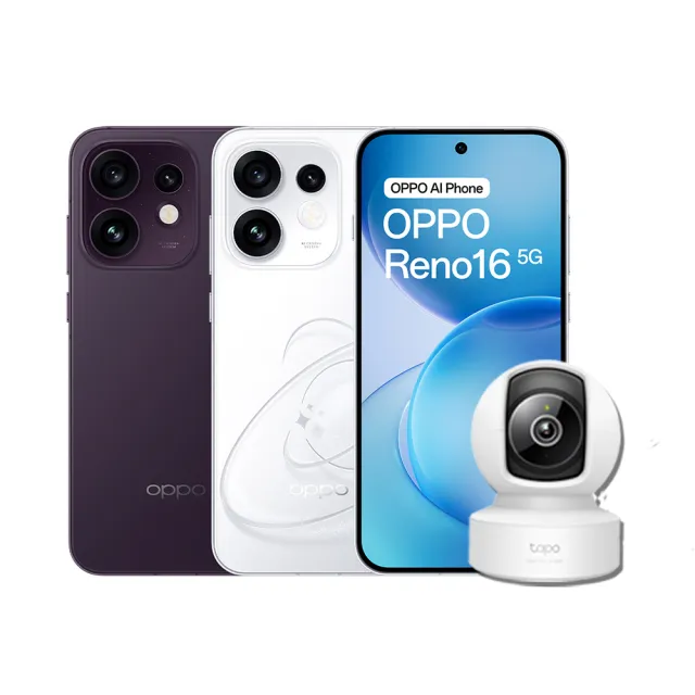 贈3K網路攝影機【OPPO】Reno16 6.32吋(12G/256G/高通7Gen4/5000萬畫素主鏡頭)