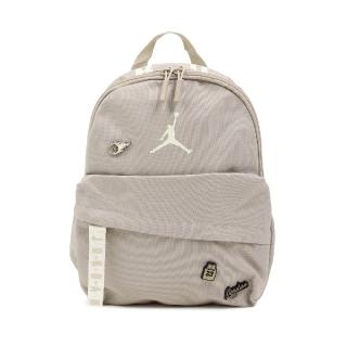 【NIKE 耐吉】後背小包 Air Jordan Mini 兒童書包 雨雲色 水瓶側袋 JD2633034PS-001