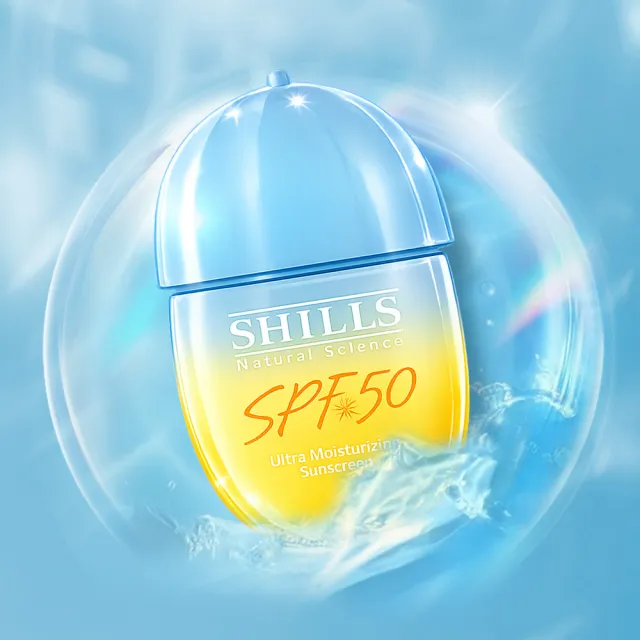 【SHILLS 舒兒絲】很耐曬超清爽水感UV防曬乳4入組