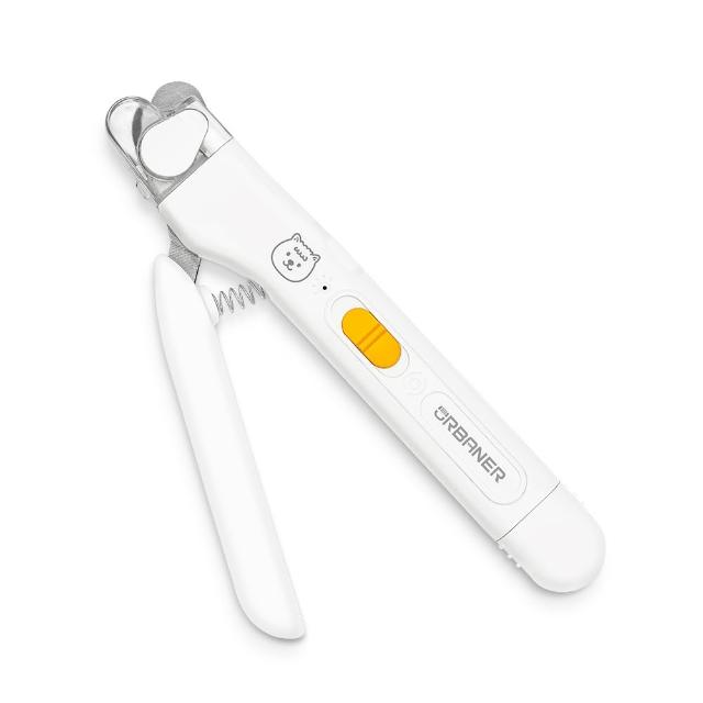 【URBANER 奧本】LED款 寵物二合一修甲器/指甲剪 MB-012(指甲剪/磨甲器/貓咪&迷你犬適用/新手友善)