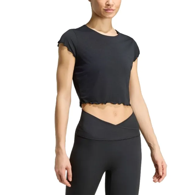 【adidas 愛迪達】圓領短袖T恤 MOTION T-SHIRT 女 - KG1376