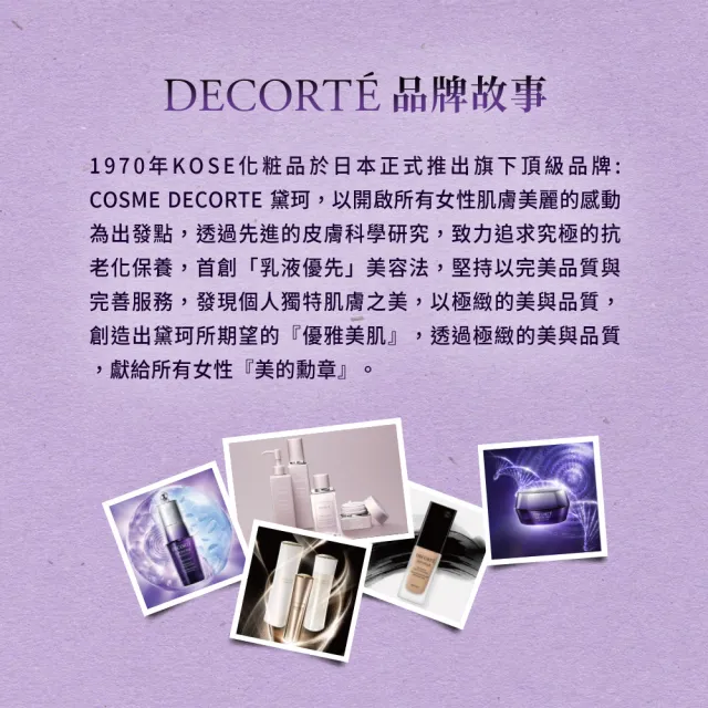 【DECORTE 黛珂】超微導全能亮眼精粹20mL