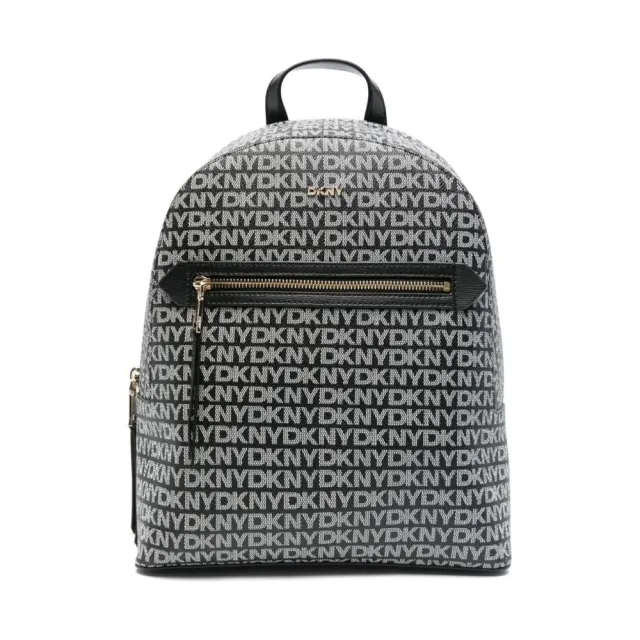 【DKNY】雙11 BRYANT AVE 雙肩後背包 黑色女包包
