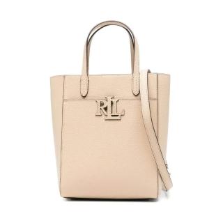 【RALPH LAUREN】CMRYN SM SHP 托特包 小號 米白色女包包