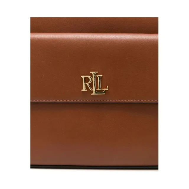 【RALPH LAUREN】雙11 MARCY 中號 斜跨包 棕色女包包