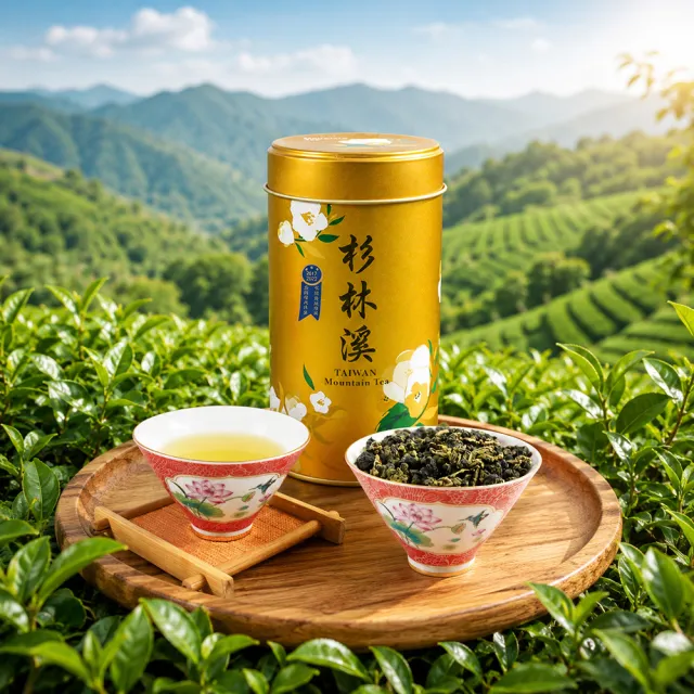 【龍源茶品】米其林3星獎有機烏龍+凍頂茶葉禮盒3盒組(200g/盒-共600g;清+熟茶;有機認證茶;附提繩)