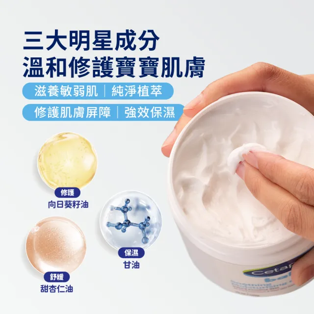 【Cetaphil 舒特膚】官方直營 Baby極效輕凝霜566g