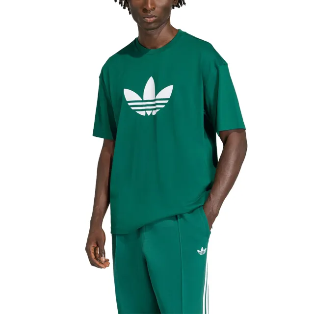 【adidas 愛迪達】圓領短袖T恤  TREFOIL T-SHIRT 男 - KE0900