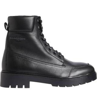 【CALVIN KLEIN】COMBAT 繫帶UP 踝靴 黑色男款鞋