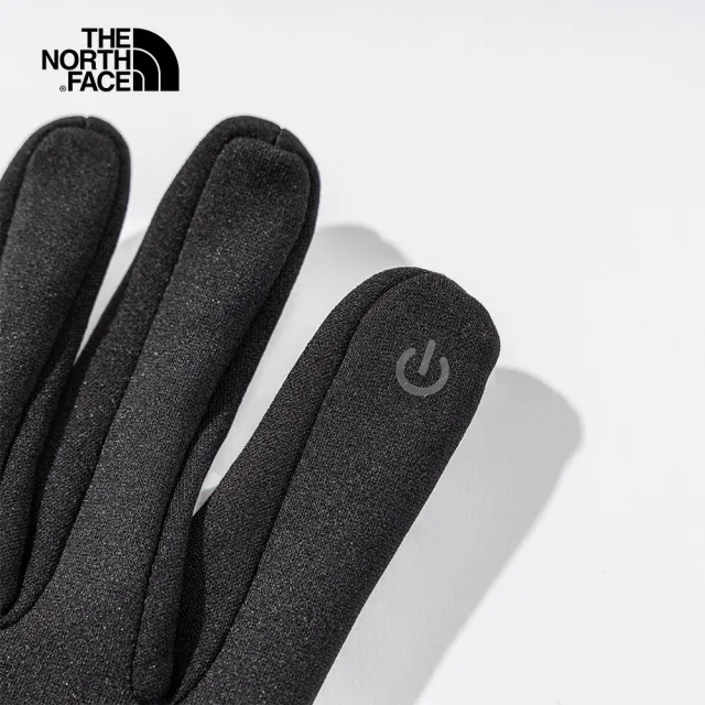 【The North Face】北面男款黑色可觸控手套|4SHAJK3