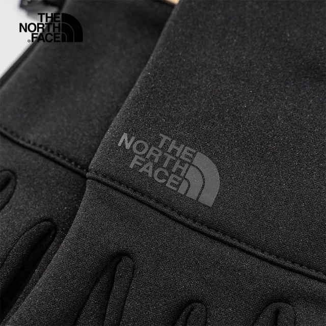 【The North Face】北面男款黑色可觸控手套|4SHAJK3