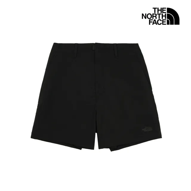 【The North Face】北面女款黑色DWR防潑水短褲｜8DFMJK3